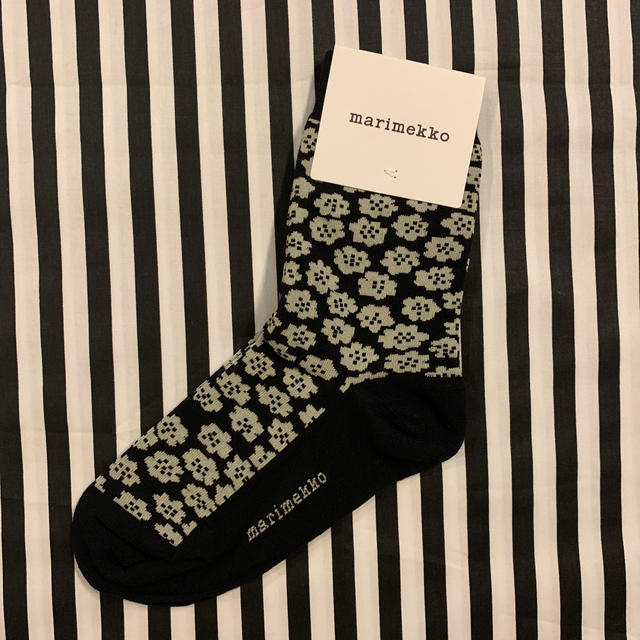 marimekko(マリメッコ)のmarimekko マリメッコ　1点のみ　プケッティソックス　22-23cm レディースのレッグウェア(ソックス)の商品写真