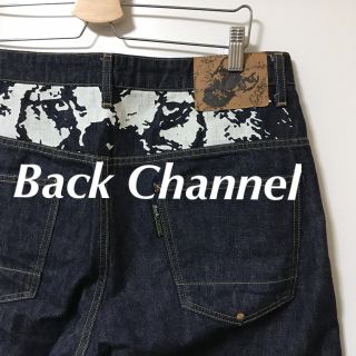 バックチャンネル(Back Channel)のBACK CHANNEL バックチャンネル デニムショーツ ハーフパンツ 濃紺(ショートパンツ)