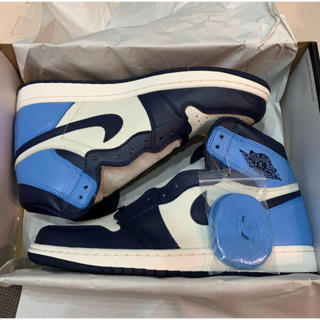 ナイキ(NIKE)の【28cm】AIR JORDAN 1 RETRO obsidian blue(スニーカー)