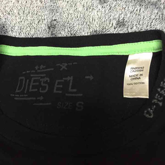 DIESEL(ディーゼル)の美品★ディーゼルTシャツ(ブラック) メンズのトップス(Tシャツ/カットソー(半袖/袖なし))の商品写真