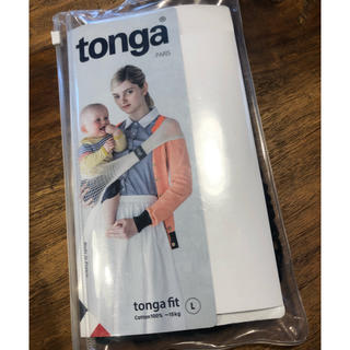 トンガ(tonga)の値下げ　tonga 抱っこ紐　スリング　トンガ　Lサイズ　ブラック(スリング)