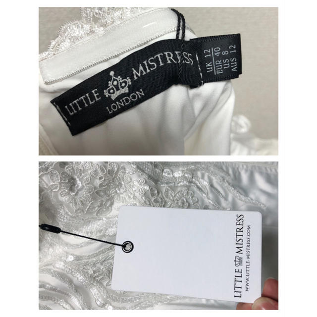 asos(エイソス)のLITTLE MISTRESS ウェディングロングドレス レディースのフォーマル/ドレス(ロングドレス)の商品写真