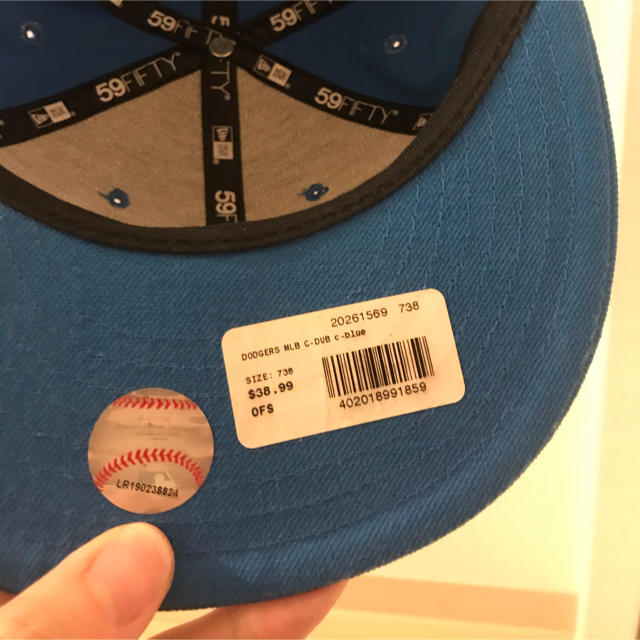 NEW ERA(ニューエラー)のLos Angeles Dodgers パウダーブルーニューエラ メンズの帽子(キャップ)の商品写真