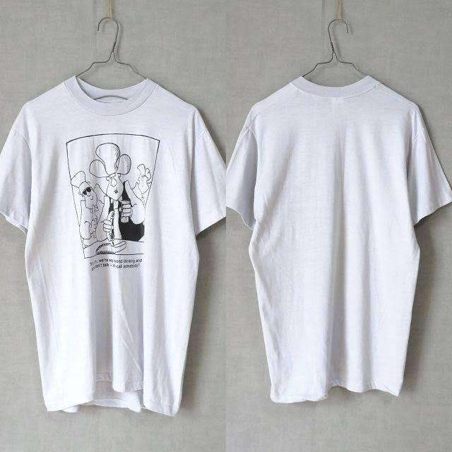 90s USA製 アートTシャツ 古着女子 vintage