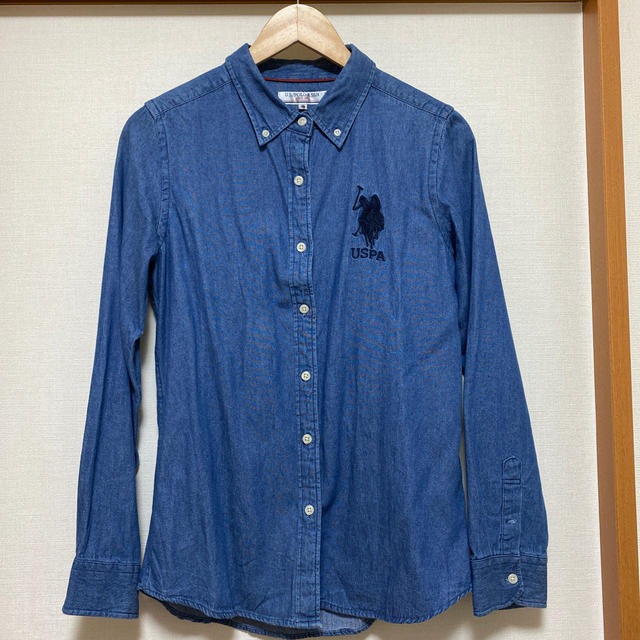 POLO RALPH LAUREN(ポロラルフローレン)のU.S.POLOASSN☆デニムシャツ☆中古 レディースのトップス(シャツ/ブラウス(長袖/七分))の商品写真