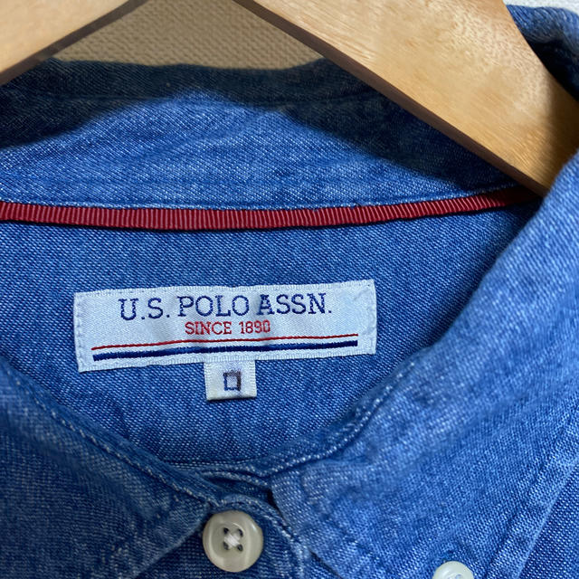 POLO RALPH LAUREN(ポロラルフローレン)のU.S.POLOASSN☆デニムシャツ☆中古 レディースのトップス(シャツ/ブラウス(長袖/七分))の商品写真