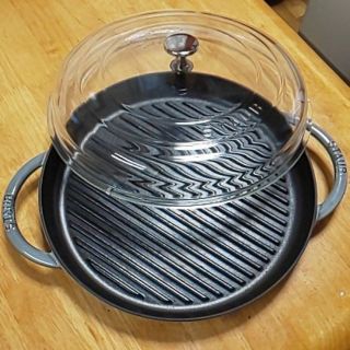 ストウブ(STAUB)の専用 ストウブ グリルパン 30cm グレー(鍋/フライパン)