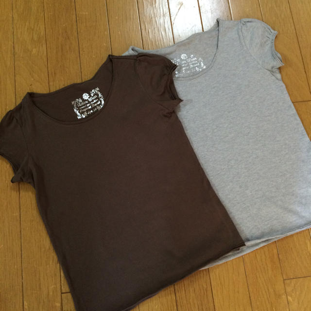 ニッセン(ニッセン)のパフスリーブＴシャツ レディースのトップス(Tシャツ(半袖/袖なし))の商品写真