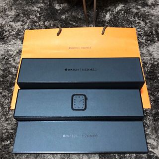 アップルウォッチ(Apple Watch)のApple Watch 5 Hermès ブラックBOX(腕時計(デジタル))