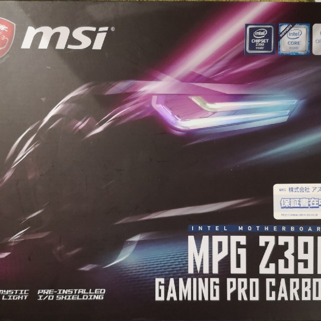 MSI MPG Z390 GAMING PRO CARBONPC/タブレット