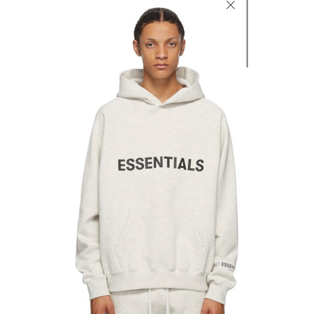 essentials Grey Heather PulloverHoodie 2