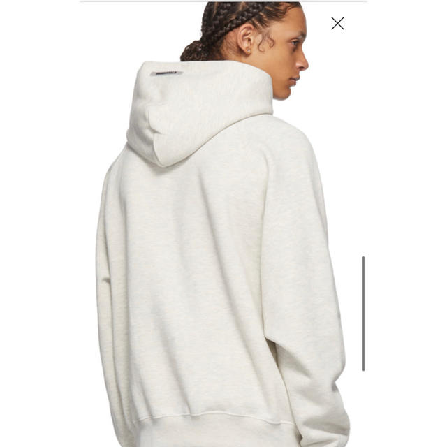 essentials Grey Heather PulloverHoodie 3