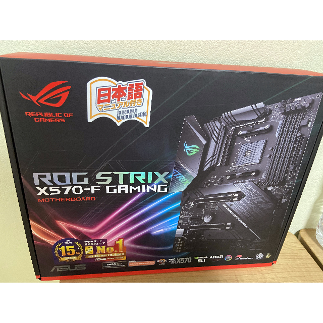 3点セットASUS AMD AM4対応 ROG STRIX X570-F - PCパーツ
