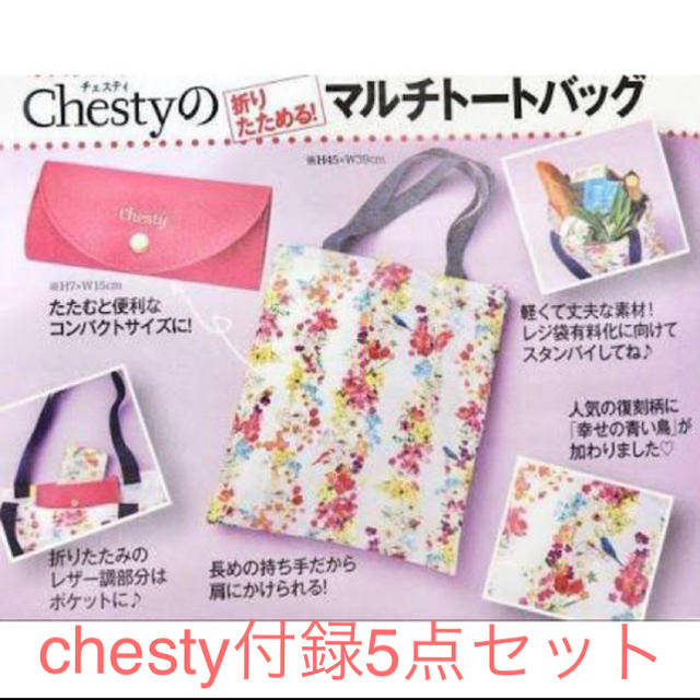 chesty  美人百花　 付録セット　チェスティ