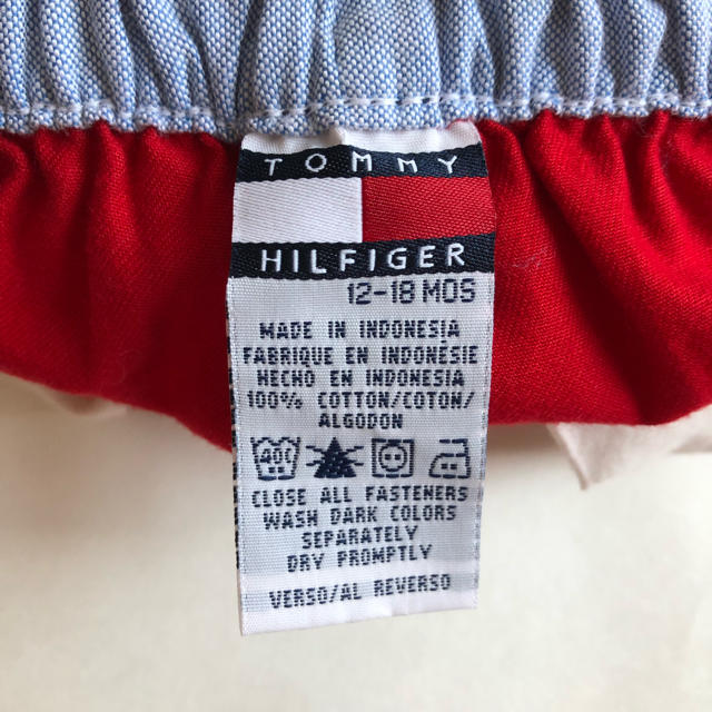 TOMMY HILFIGER(トミーヒルフィガー)のトミーヒルフィガー キッズ ズボン 短パン 半ズボン ボトムス キッズ/ベビー/マタニティのベビー服(~85cm)(パンツ)の商品写真