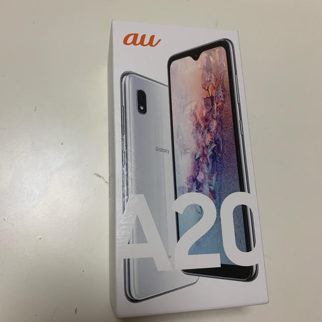 スマホ/家電/カメラGalaxy A20 ホワイト　新品