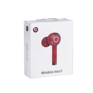 ビーツバイドクタードレ(Beats by Dr Dre)の【新品未使用】ビーツバイドクタードレ　ワイヤレスイヤホン【レッド】(ヘッドフォン/イヤフォン)