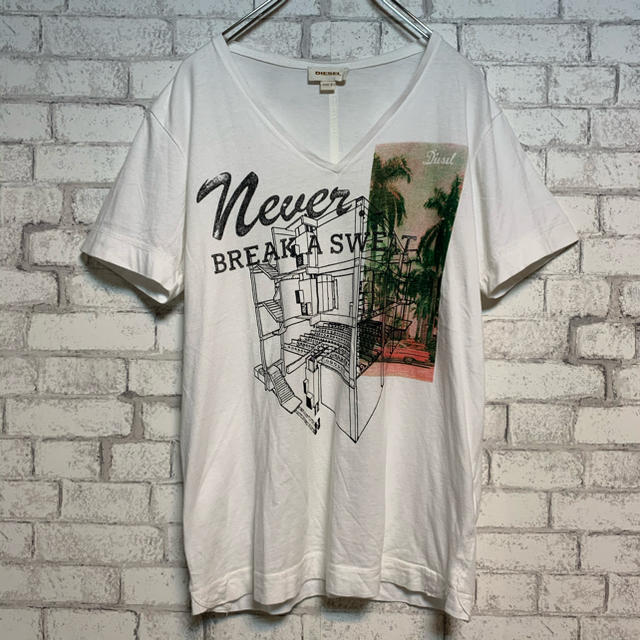 DIESEL(ディーゼル)の【cool♪】DIESEL ディーゼル/Tシャツ Vネック  メンズのトップス(Tシャツ/カットソー(半袖/袖なし))の商品写真