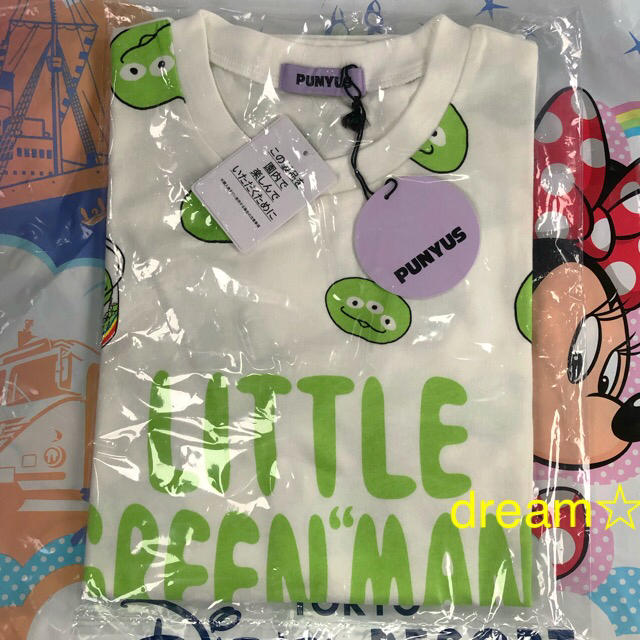 PUNYUS(プニュズ)の新作♡ プニュズ　Tシャツ　リトルグリーンマン　3L ディズニーリゾート メンズのトップス(Tシャツ/カットソー(半袖/袖なし))の商品写真