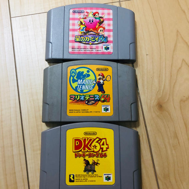 Nintendo 64 星のカービィ マリオテニス ドンキーコング ニンテンドー64 ソフト 3つセットの通販 By くま S Shop ニンテンドウ64ならラクマ