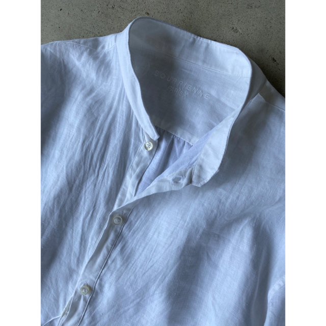 【7/21値下げ】BOURRIENNE PARIS X ブリエンヌ リネンシャツ メンズのトップス(シャツ)の商品写真