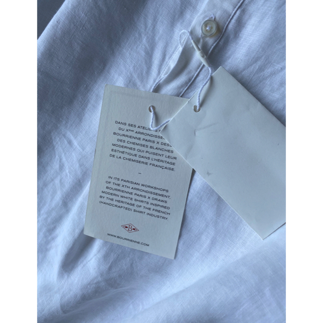 【7/21値下げ】BOURRIENNE PARIS X ブリエンヌ リネンシャツ メンズのトップス(シャツ)の商品写真