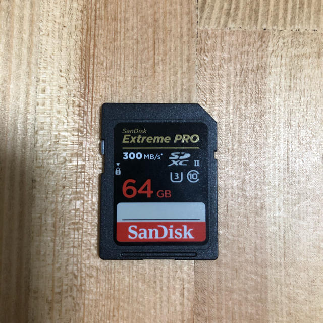 SanDisk(サンディスク)のsandisk 64GB・UHS Speed Class3（UHS-II）SD スマホ/家電/カメラのスマホ/家電/カメラ その他(その他)の商品写真