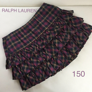 ラルフローレン(Ralph Lauren)のラルフローレン　フリルのミニスカート　150(スカート)