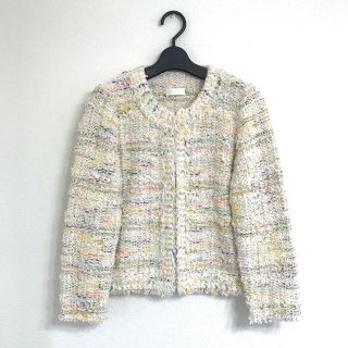 トゥモローランド(TOMORROWLAND)の専用☆美品　ボールジー　ツイードジャケット(ノーカラージャケット)