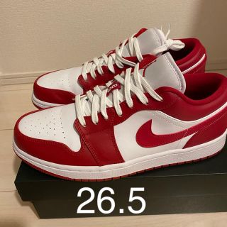 ナイキ(NIKE)のNIKE AIR JORDAN 1 LOW GYM RED 26.5センチ(スニーカー)