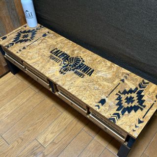 オルテガ　インディアン　アンティーク　テーブル　新品(棚/ラック/タンス)