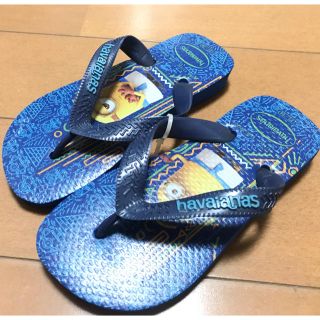 ハワイアナス(havaianas)のハワイアナス ミニオン 18cm 子供用 ビーチサンダル ビーサン 子供サンダル(サンダル)