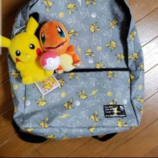 ポケモン(ポケモン)のrt104様専用です★ ポケモンぬいぐるみ&ピカチュウリュックセット(リュック/バックパック)