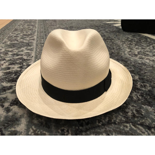 Borsalino(ボルサリーノ)の本物　定価約8万円　最高級　ボルサリーノ　パナマハット　新品同様　夏　帽子　登坂 メンズの帽子(ハット)の商品写真