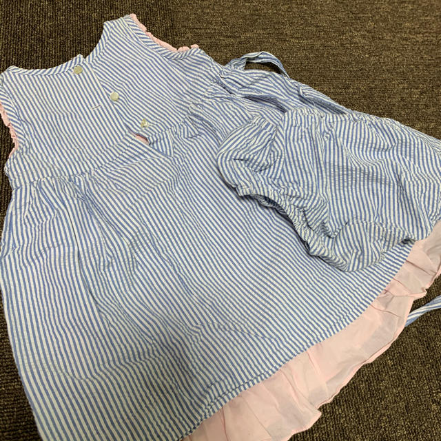 Ralph Lauren(ラルフローレン)のラルフローレン　ワンピース80cm¥300☆  キッズ/ベビー/マタニティのベビー服(~85cm)(ワンピース)の商品写真