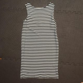 ザラ(ZARA)の★美品★ザラニット★ZARA KNIT★ノースリーブボーダーワンピース★サイズS(ひざ丈ワンピース)