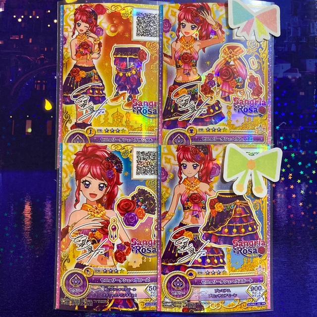 アイカツ!(アイカツ)のセニョリータシェヘラコーデ エンタメ/ホビーのアニメグッズ(カード)の商品写真