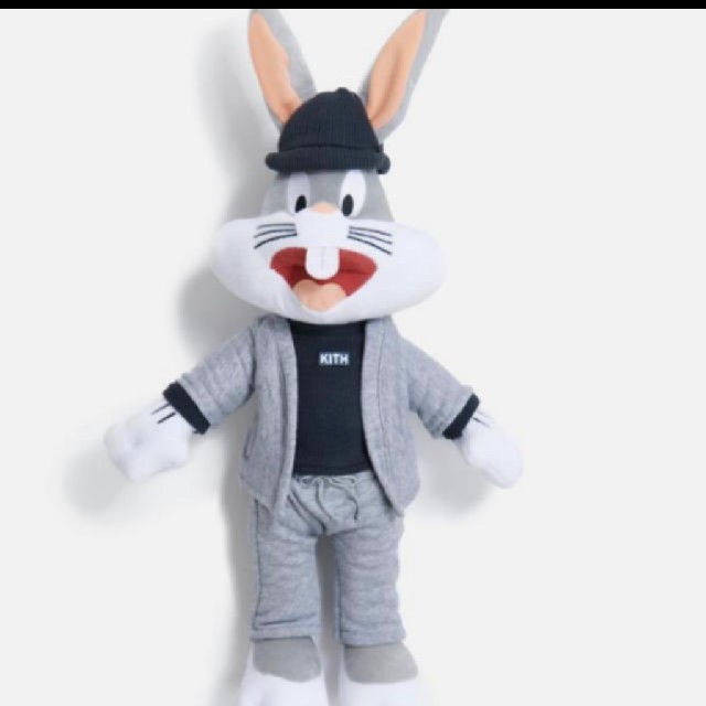 Kith x Looney Tunes Bugs Plush - Grey