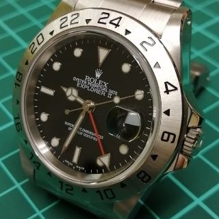 ロレックス(ROLEX)のROLEX ロレックス　エクスプローラー2(腕時計(アナログ))