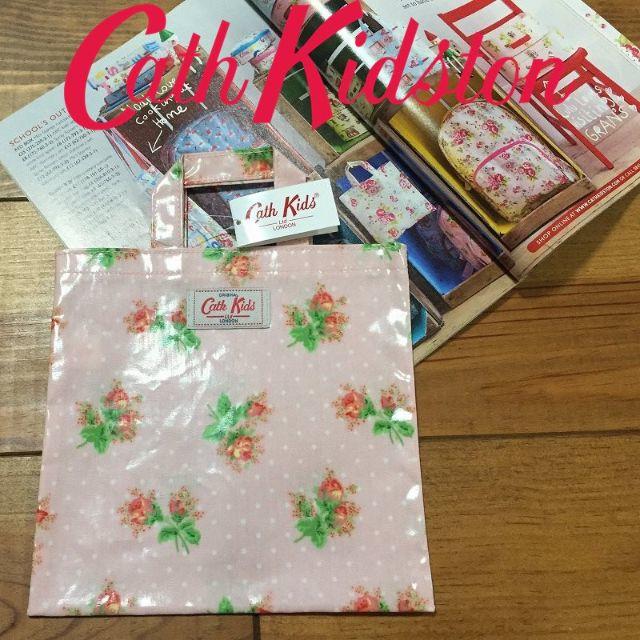 Cath Kidston(キャスキッドソン)の新品 キャスキッドソン キッズミニバッグ ローズスプリグピンク レディースのバッグ(トートバッグ)の商品写真