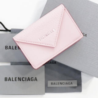 バレンシアガ(Balenciaga)の新品 バレンシアガ ミニ財布 ペーパー ミニウォレット 三つ折り 小銭入れ付き(財布)