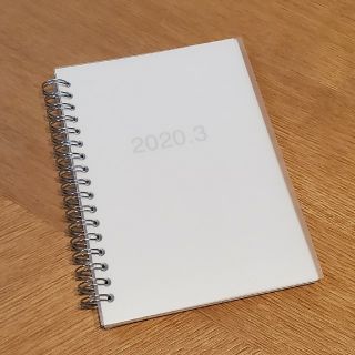 ムジルシリョウヒン(MUJI (無印良品))の無印 リングノート(B6) バーチカル 20/3～21/4末 ※ページ飛びあり(カレンダー/スケジュール)