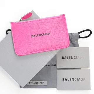 バレンシアガ(Balenciaga)の新品 バレンシアガ コインケース付きカードケース フラグメントケース ピンク(財布)