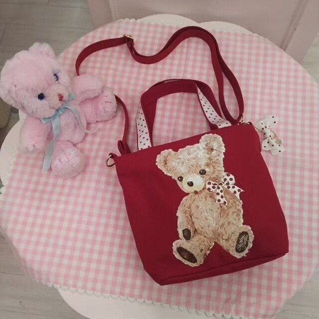 268【新品・未開封】シャーリーテンプル ☆ くま pt 3Way Bag レア-