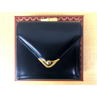 カルティエ(Cartier)のカルティエ 折り財布 サファイアライン がま口(財布)