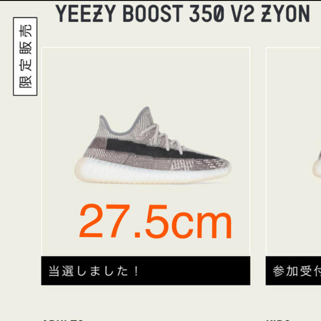 adidas YEEZY BOOST 350 ZYON 27.5cm