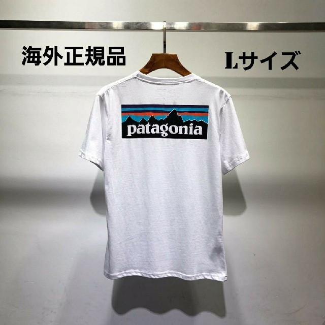 海外正規品　即日発送　patagonia　半袖Tシャツ　ホワイト　Lサイズ