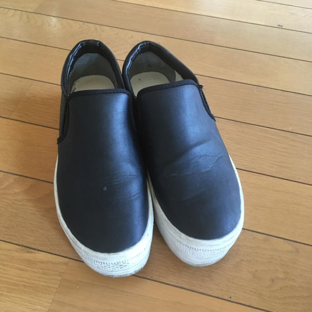 厚底スリッポンgu レディースの靴/シューズ(スニーカー)の商品写真