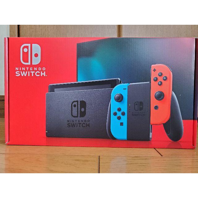 家庭用ゲーム機本体【新モデル】Nintendo Switch 本体 ネオンブルー/ネオンレッド