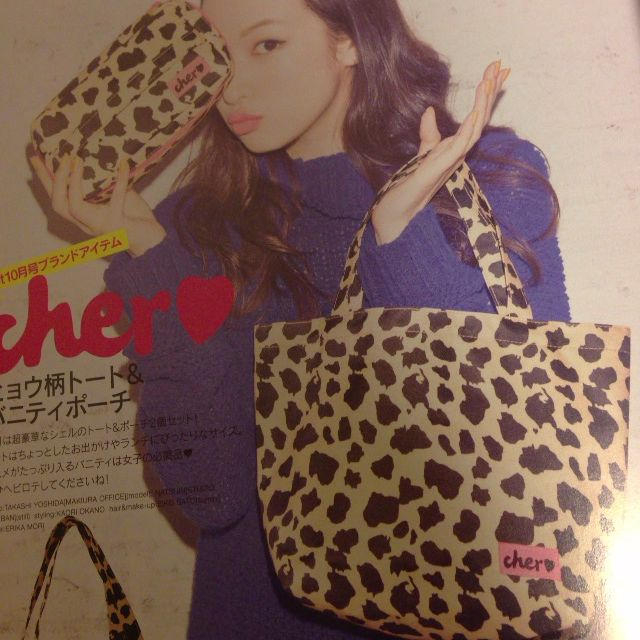 Cher(シェル)のよっこさま専用☆cherバニティ＆トート レディースのバッグ(トートバッグ)の商品写真